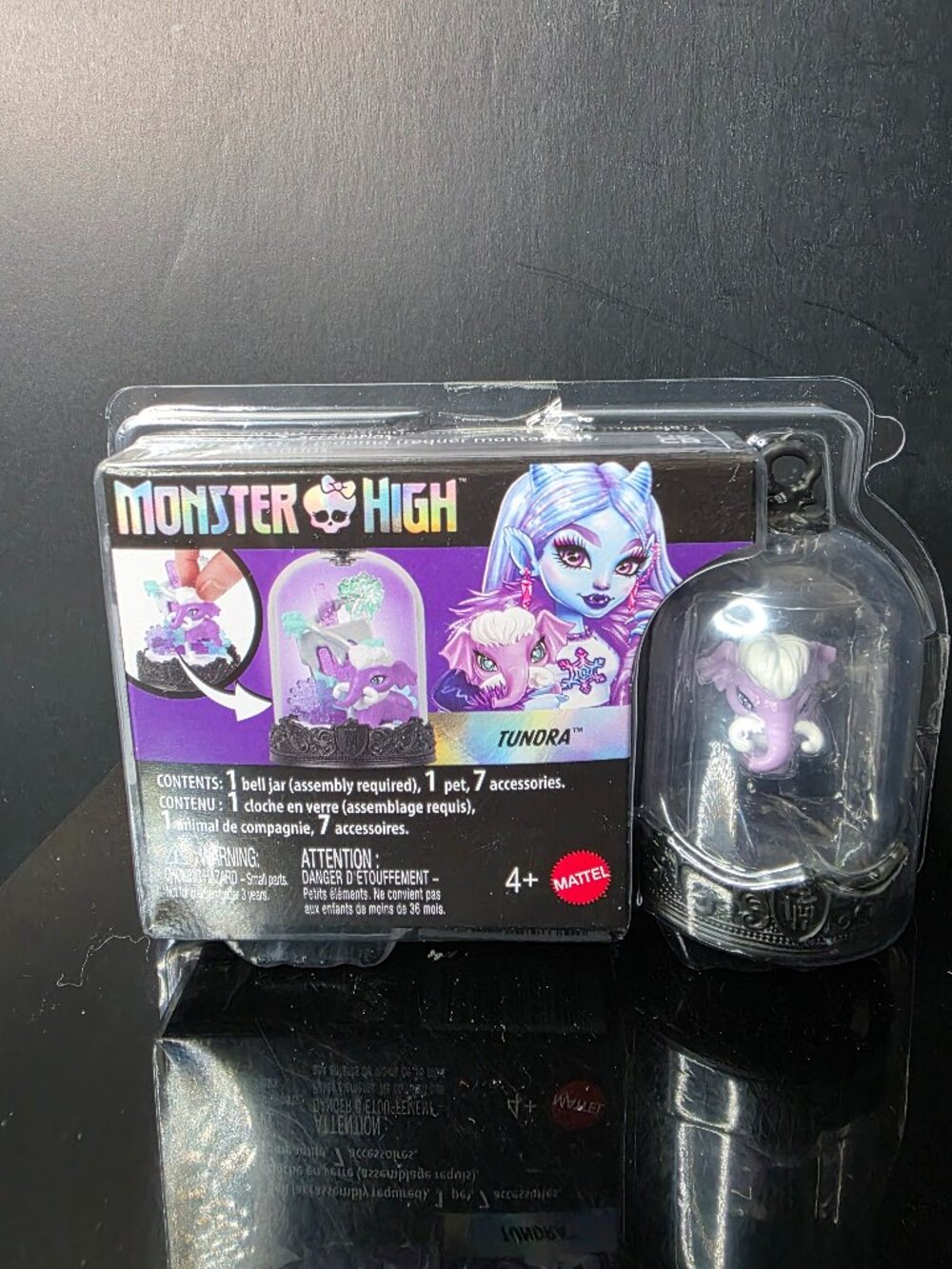Monster High Tundra Pet Bell Jar Playset Mattel Mini Figure & Accessories New